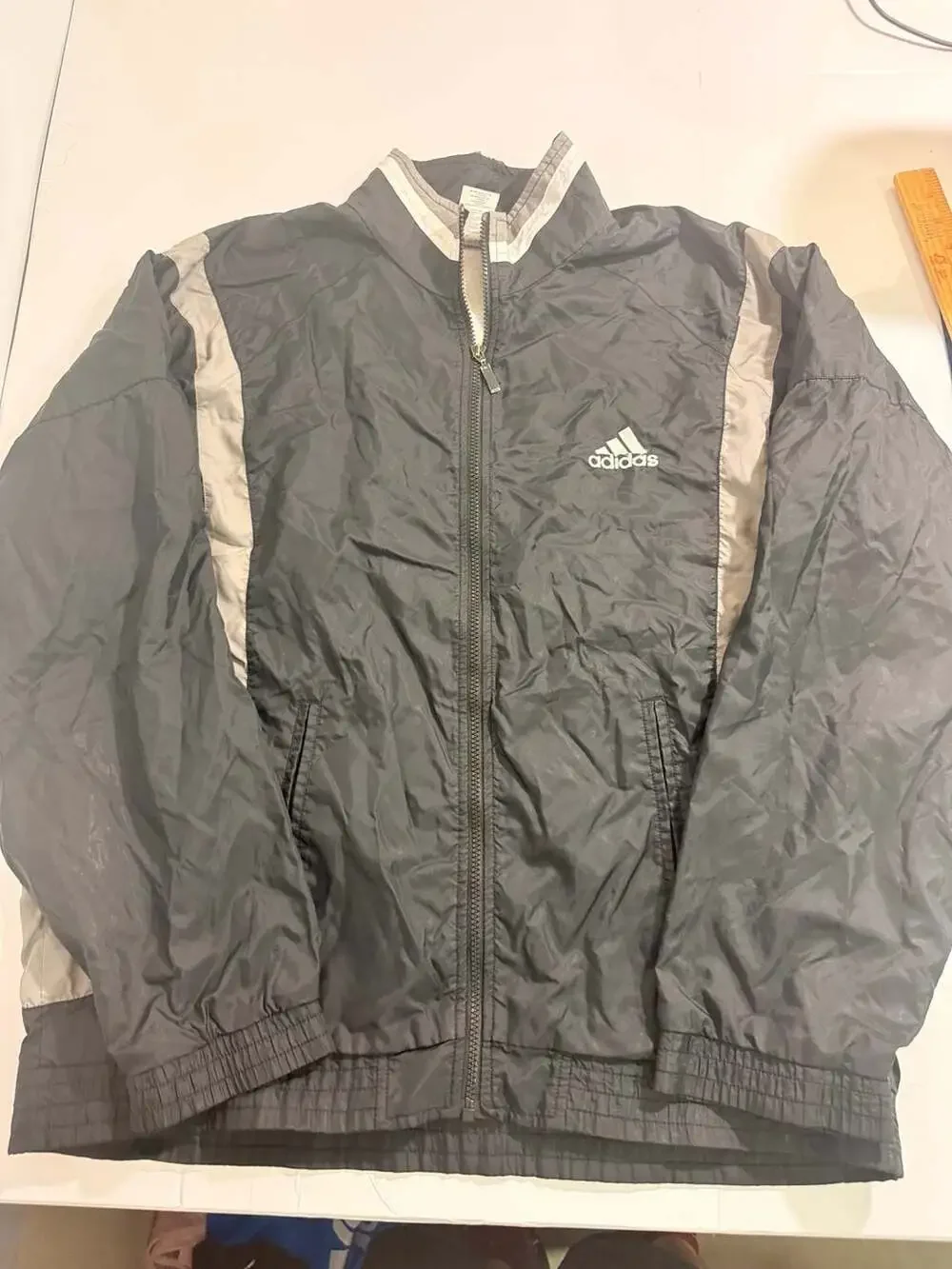 Adidas Windbreaker Jacket Size L Retro Vintage Track JACKET